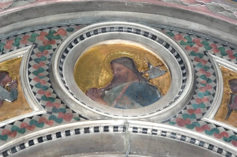  141-Modesto Faustini-San Mattia apostolo - Santuario Santa Maria delle Grazie, Brescia 